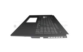 1KAHZZQ0121 original Asus keyboard incl. topcase DE (german) black/transparent/grey with backlight