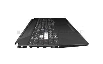 1KAHZZQG01 original Asus keyboard incl. topcase DE (german) black/transparent/black with backlight