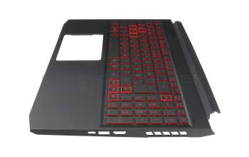 201000DFKC01 original Acer keyboard incl. topcase DE (german) black/red/black with backlight