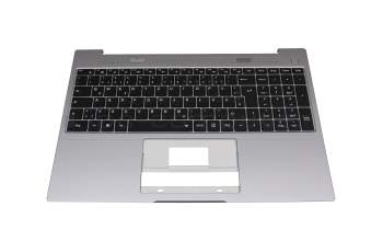 23AQ010001Y original Medion keyboard incl. topcase DE (german) black/grey with backlight