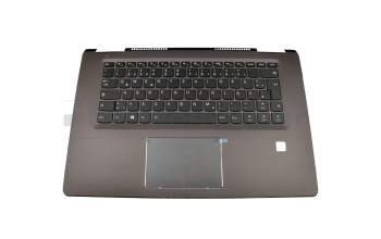 2FA1R0000100 original Lenovo keyboard incl. topcase DE (german) black/grey with backlight