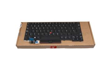 2H-ABESPL70111 original Lenovo keyboard SP (spanish) black/black with mouse-stick