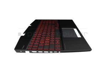 2H-BBMGMC25911 Rev:A0 original Primax keyboard incl. topcase DE (german) black/black with backlight