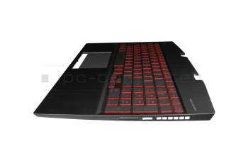 2H-BBMGMC25911 Rev:A0 original Primax keyboard incl. topcase DE (german) black/black with backlight