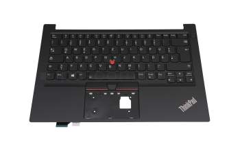 2H-BC8GML70121 original PMX keyboard incl. topcase DE (german) black/black with backlight and mouse-stick with on/off switch