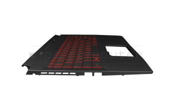 307581C211 original MSI keyboard incl. topcase DE (german) black/red/black with backlight