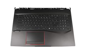 3077E2C212Y31 original MSI keyboard incl. topcase DE (german) black/black with backlight