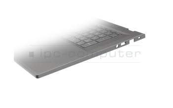 3340005FKA01 original Acer keyboard incl. topcase DE (german) grey/grey with backlight