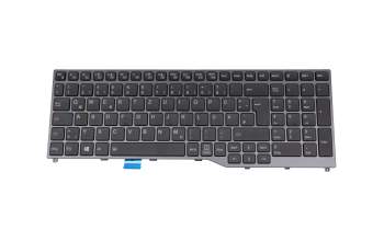 34075906 original Fujitsu keyboard DE (german) black/black with backlight