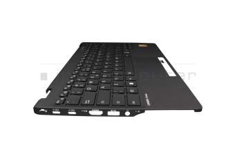 34082313 original Fujitsu keyboard incl. topcase US (english) black/black with backlight