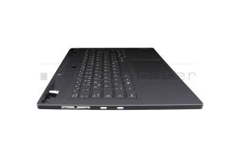 3680000147 original Lenovo keyboard incl. topcase DE (german) grey/grey with backlight