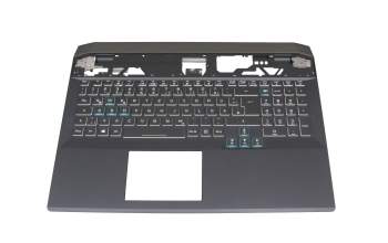 38F1PAM7601 original Acer keyboard incl. topcase DE (german) black/black with backlight