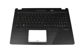 39IKITAJN00 original Asus keyboard incl. topcase DE (german) black/black with backlight