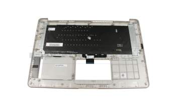 39XKGTCJN10 original Asus keyboard incl. topcase DE (german) black/silver with backlight