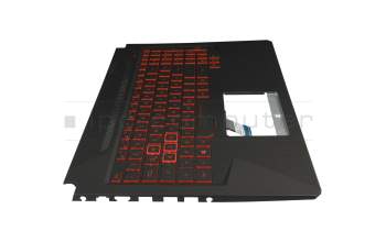 3RBKLTFJN20 original Asus keyboard incl. topcase DE (german) black/black with backlight