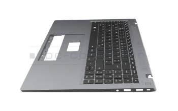 40083728 original Medion keyboard incl. topcase DE (german) black/grey with backlight