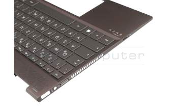 439.0EC02.0002 original HP keyboard incl. topcase DE (german) black/grey with backlight