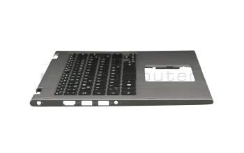 460.07R08.0017 original Dell keyboard incl. topcase DE (german) black/silver with backlight