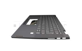 4600MD080011 original Lenovo keyboard incl. topcase DE (german) grey/grey (Fingerprint)