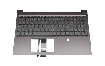 46M.0HDCS.0021 original Lenovo keyboard incl. topcase DE (german) grey/grey with backlight