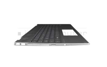 46M0GFCS0121 original HP keyboard incl. topcase CH (swiss) black/black with backlight