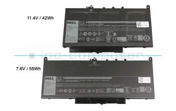 579TY original Dell battery 42Wh 11,4V