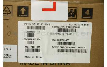 Lenovo 5C11C12548 CABLE FRU CABLE IO FFC 36p