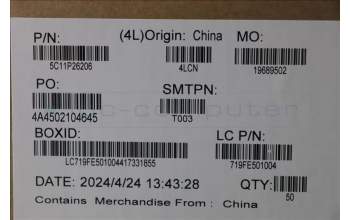 Lenovo 5C11P26206 CABLE FPC NFF831 HONG YUEN CP/SCR/NFC/B