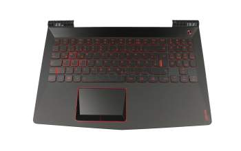 5CB0P24361 original Lenovo keyboard incl. topcase DE (german) black/black with backlight