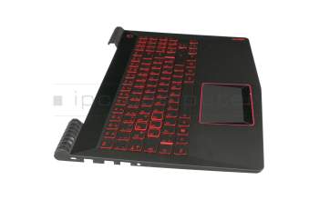 5CB0P24361 original Lenovo keyboard incl. topcase DE (german) black/black with backlight