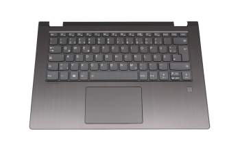 5CB0R47328 original Lenovo keyboard incl. topcase DE (german) grey/grey with backlight