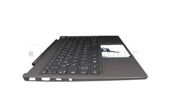 5CB0U43194 original Lenovo keyboard incl. topcase DE (german) grey/grey with backlight