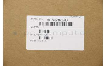 Lenovo 5CB0W43233 COVER LCD Cover L 81VD IMR BK