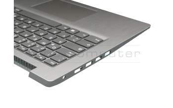 5CB0X56597 original Lenovo keyboard incl. topcase DE (german) grey/silver