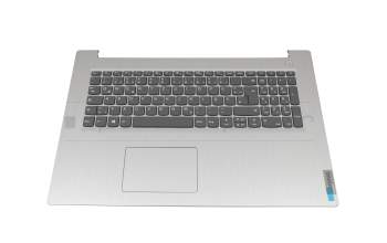 5CB0X56848 original Lenovo keyboard incl. topcase DE (german) grey/silver