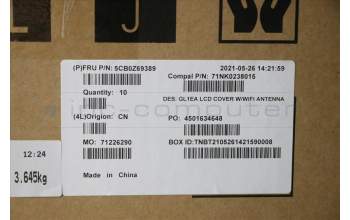 Lenovo 5CB0Z69389 COVER FRU COVER A cover_WIFI