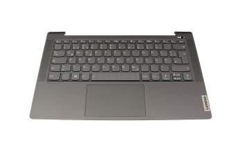 5CB1C13390 original Lenovo keyboard incl. topcase DE (german) dark grey/grey with backlight