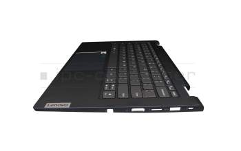 5CB1C92783 original Lenovo keyboard incl. topcase US (english) grey/blue with backlight