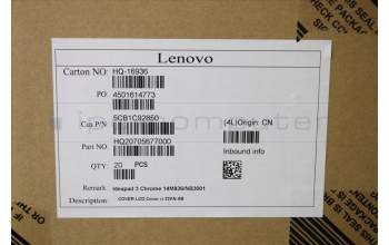 Lenovo 5CB1C92850 COVER LCD Cover H 82KN AB