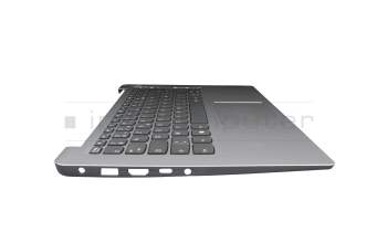 5CB1J37642 original Lenovo keyboard incl. topcase FR (french) black/silver