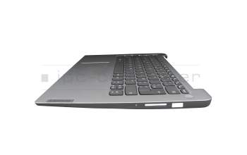 5CB1J37642 original Lenovo keyboard incl. topcase FR (french) black/silver