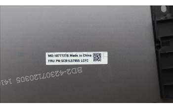 Lenovo 5CB1L57955 COVER FRU KT4D5_D_COVER_AL_WLAN_SLV_ASSY