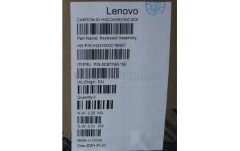 Lenovo 5CB1N95106 COVER Upper Case ASM FRA H 83DS FP CB