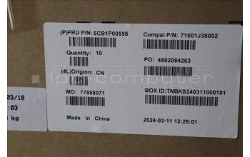 Lenovo 5CB1P00598 COVER Lower Case C 83G1 VT