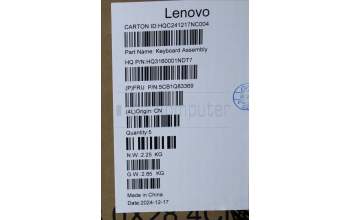 Lenovo 5CB1Q83369 COVER UpCaseASM SWS H83J0 CB ML NBL