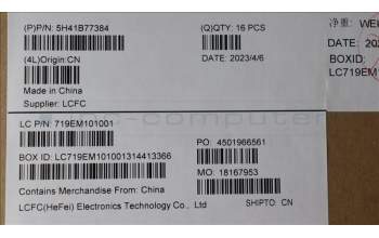 Lenovo 5H41B77384 HEATSINK FRU KT6D0_UMA_THM_ASSY_AVC AVC