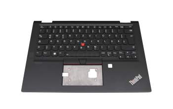 5M10Y85784 original Lenovo keyboard incl. topcase DE (german) black/black with backlight and mouse-stick