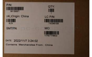 Lenovo 5M11B95871 MECH_ASM CS20 2bcp,Mylar,MM-Silver,CHY