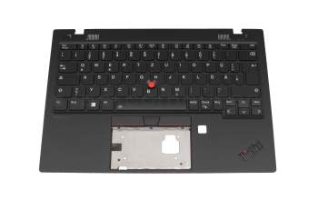 5M11H41808 original Lenovo keyboard incl. topcase DE (german) black/black with backlight and mouse-stick