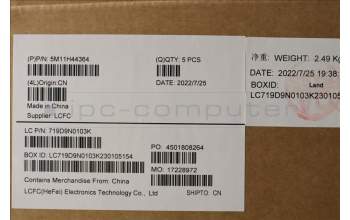 Lenovo 5M11H44364 MECH_ASM GRP KBD BZL,EST,WW,DB,SUN